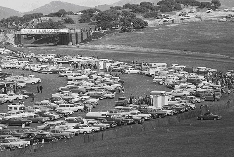 Dave MacDonald, Carroll Shelby, Lang Cooper King Cobra, Laguna Seca Raceway